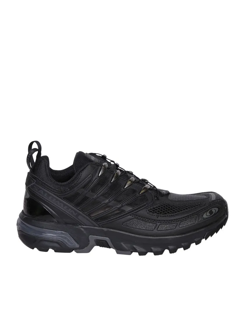 Black Trail-Ready Performance Sneakers