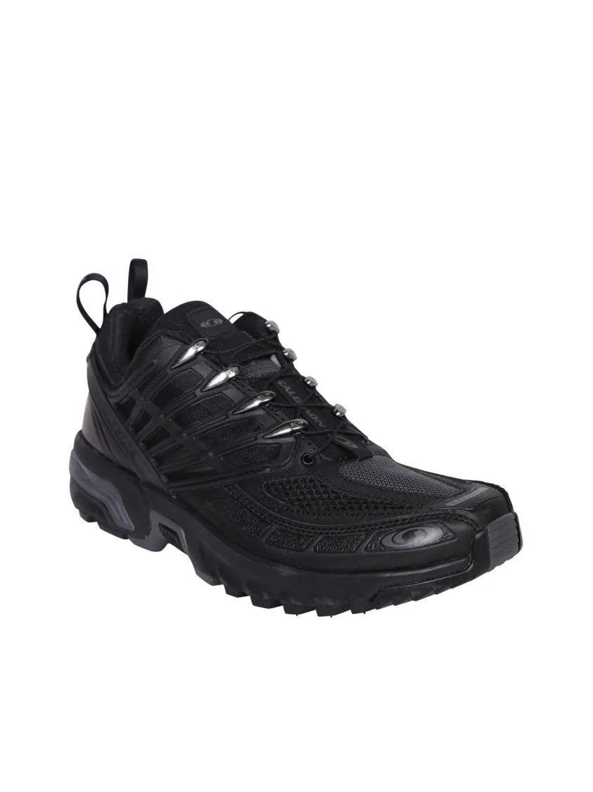 Black Trail-Ready Performance Sneakers