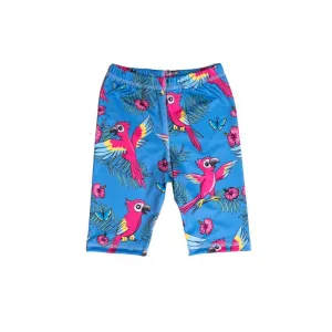 Blue Parrot Swim Shorts - 2 Left Size 2-4 & 6-8 years