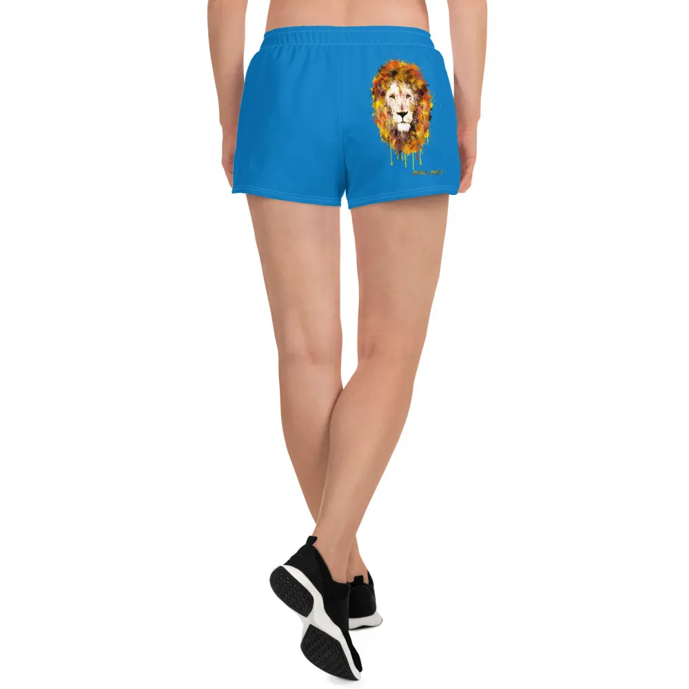 Blue Women's Athletic Shorts