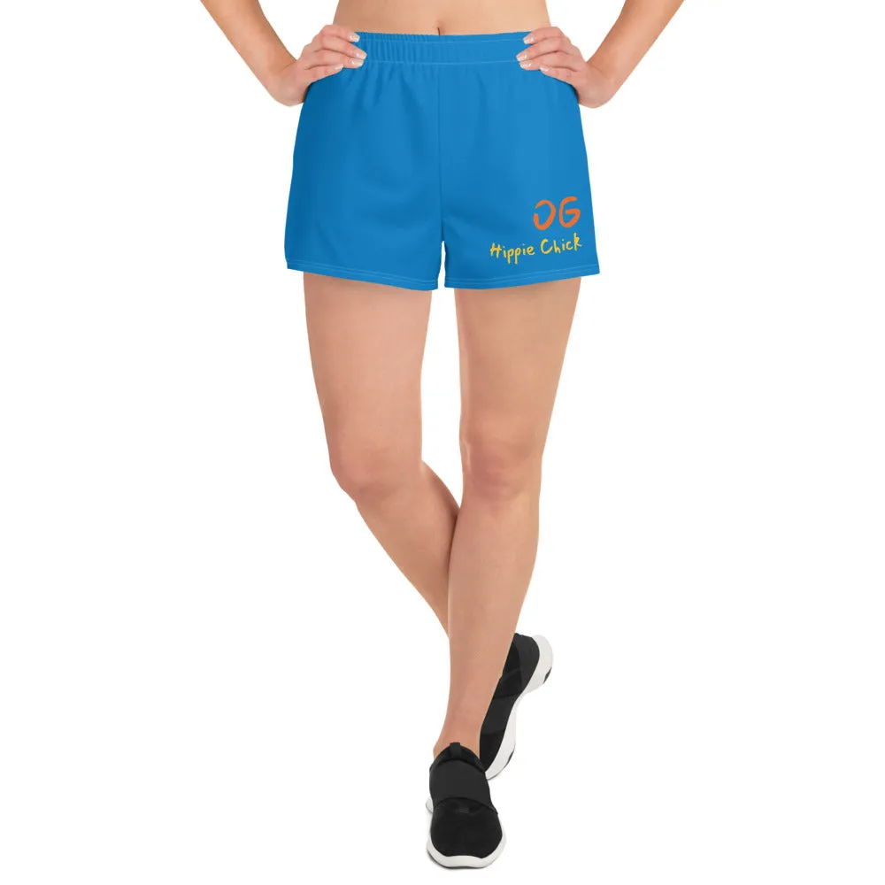 Blue Women's Athletic Shorts