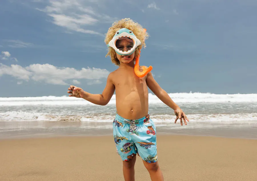 Boardies-  Monster Trucks Swim Trunks