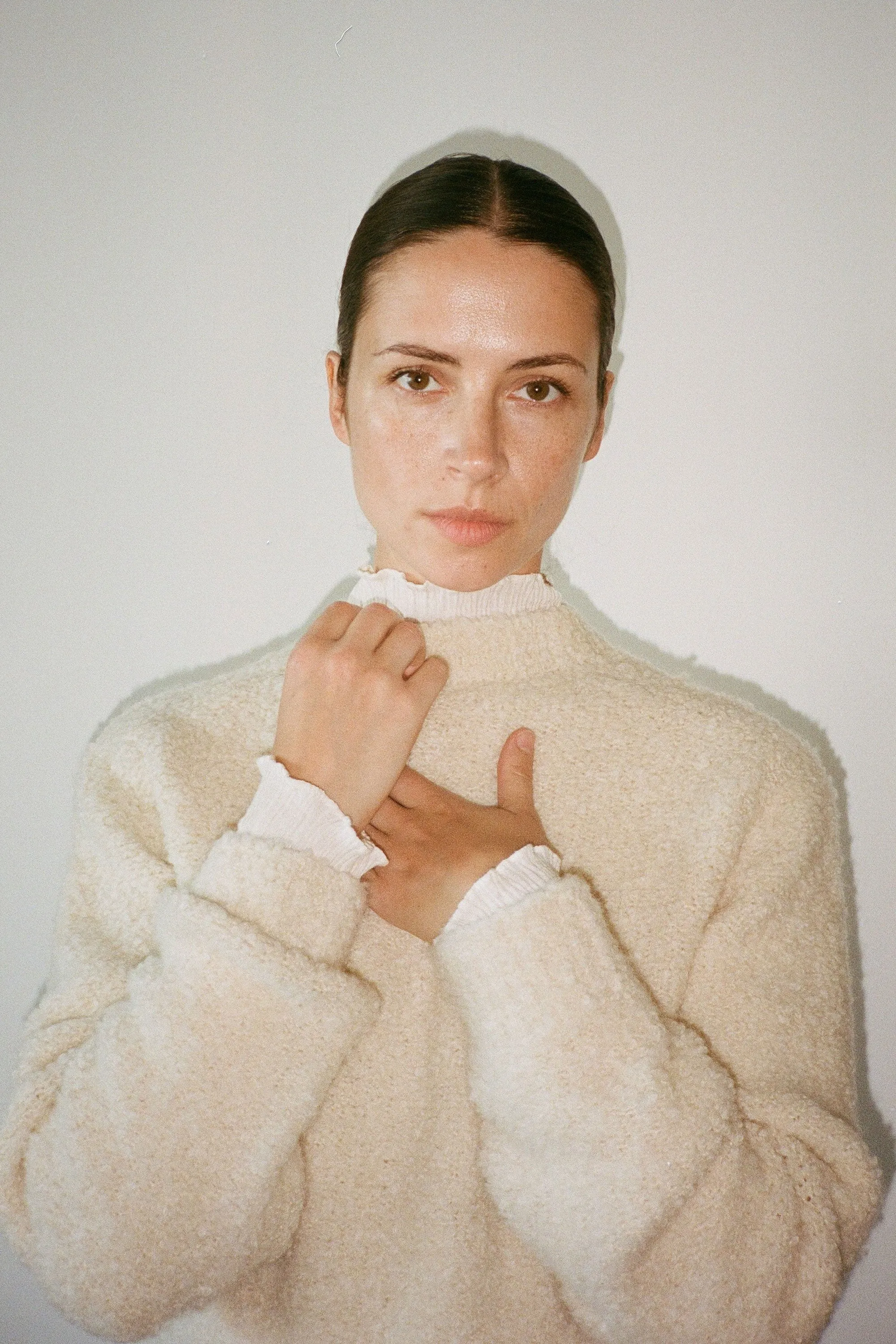 Bobo boucle cardigan - cream