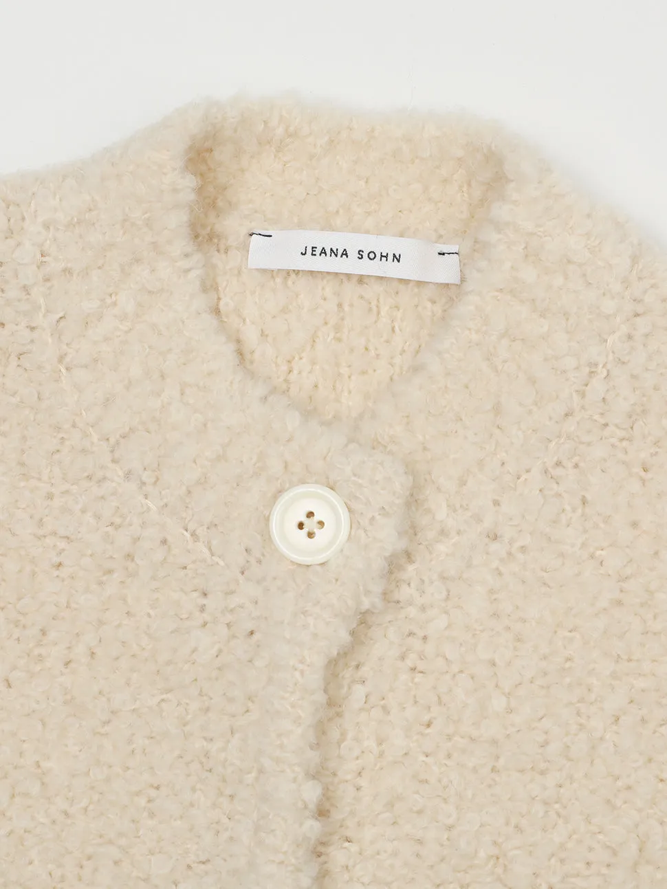 Bobo boucle cardigan - cream