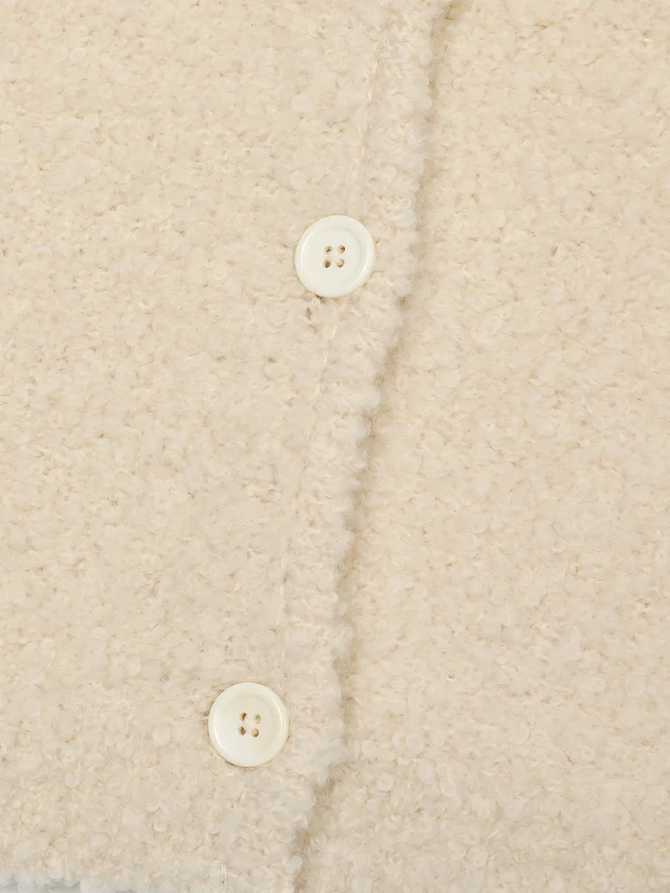 Bobo boucle cardigan - cream