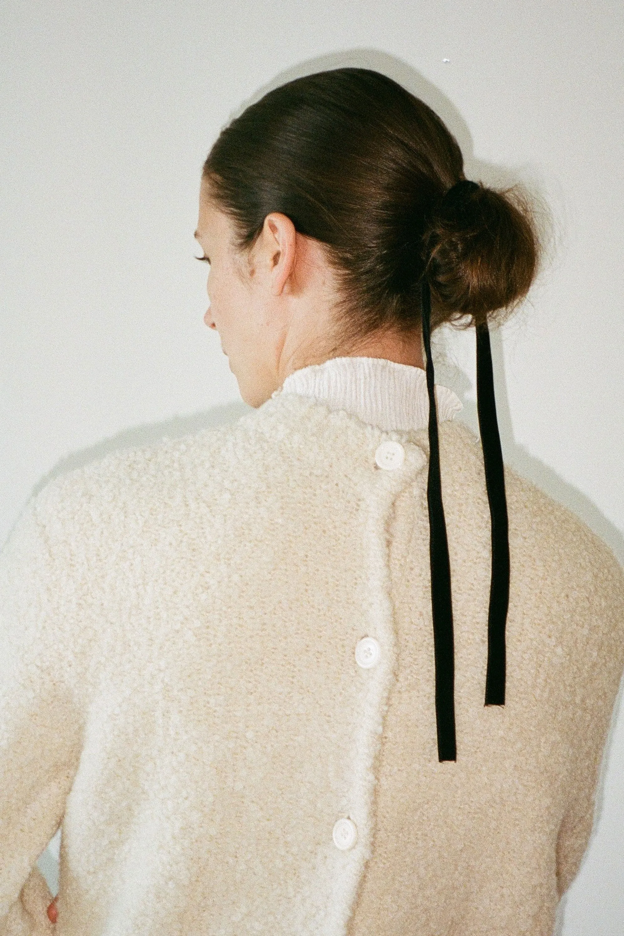 Bobo boucle cardigan - cream