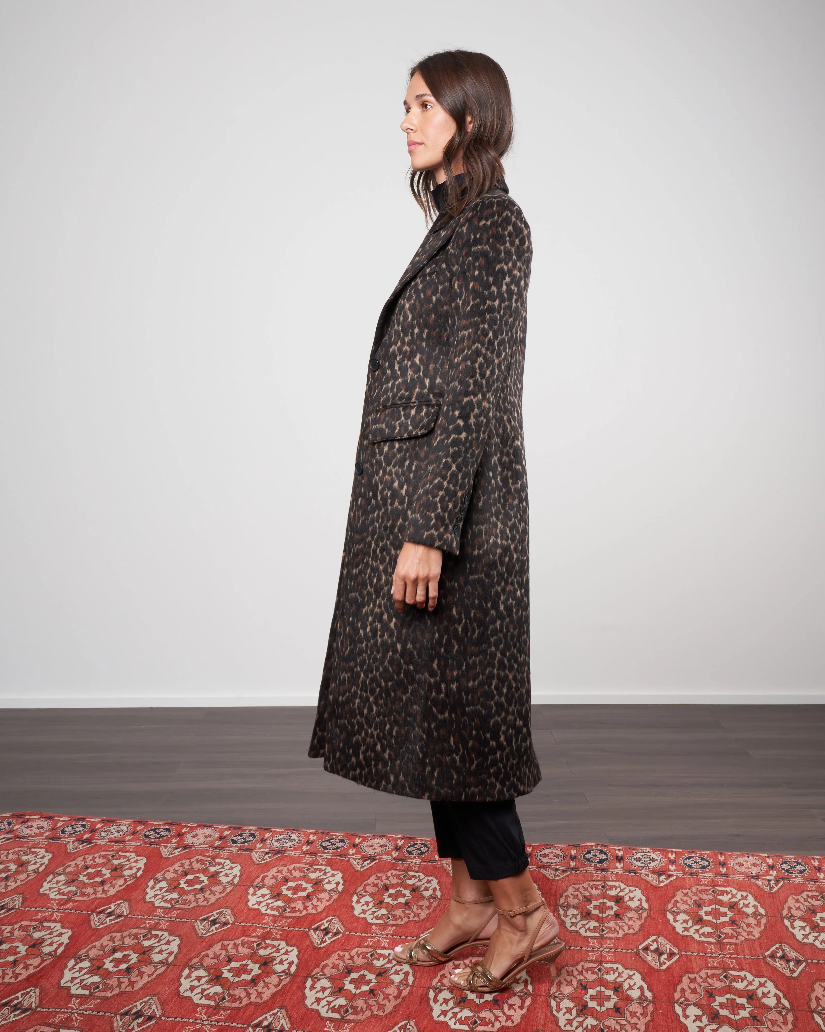 brando coat - dark leopard