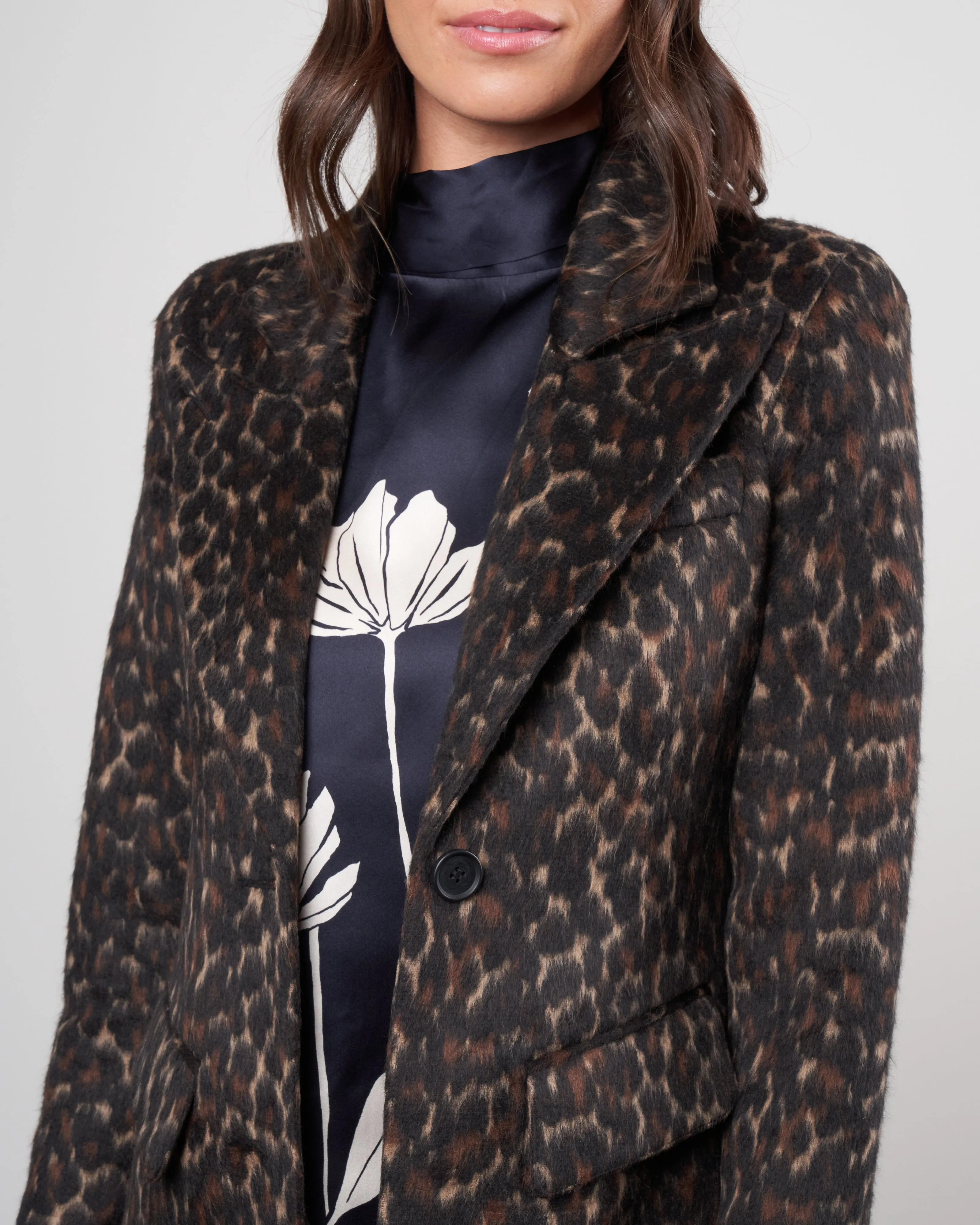 brando coat - dark leopard
