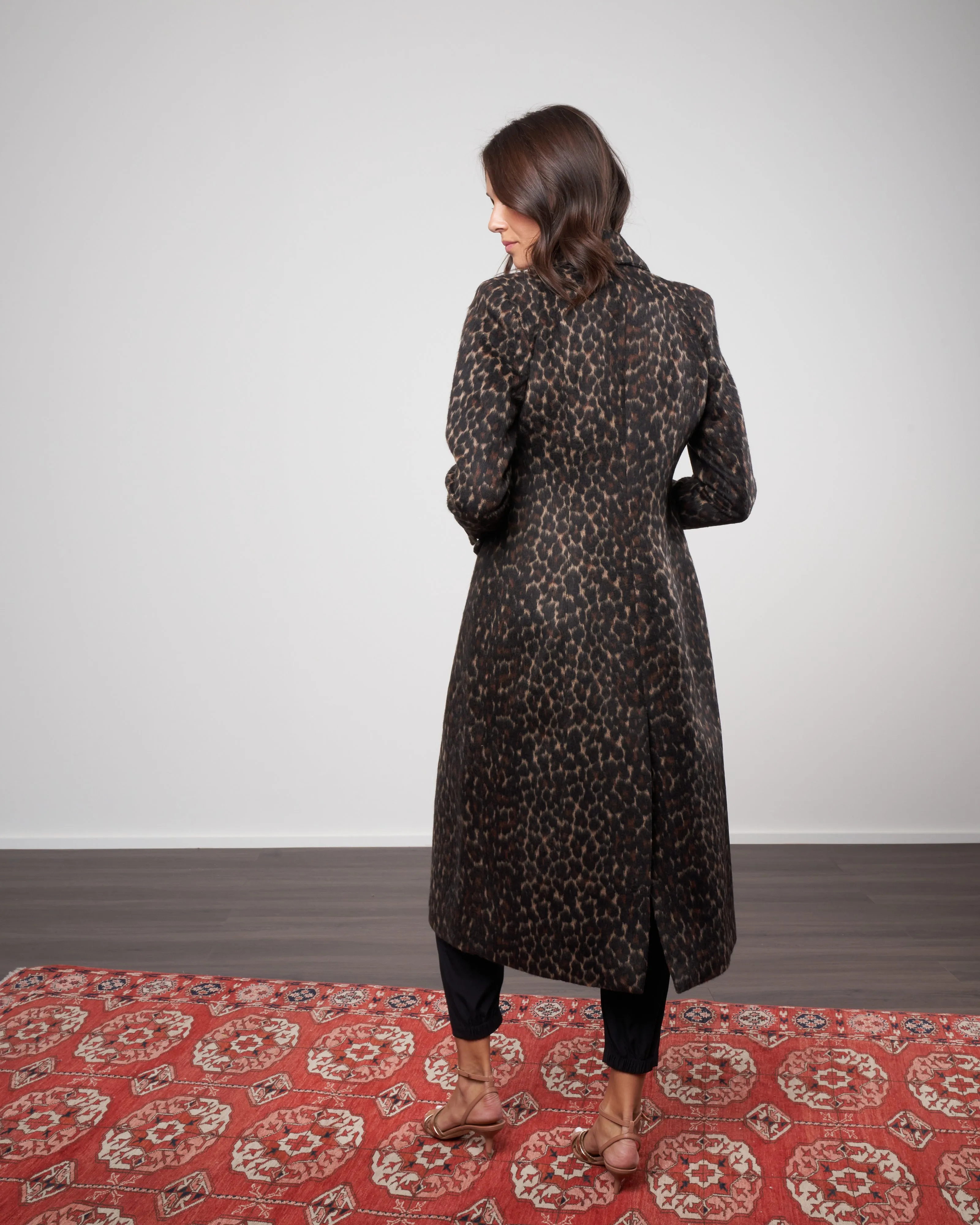 brando coat - dark leopard