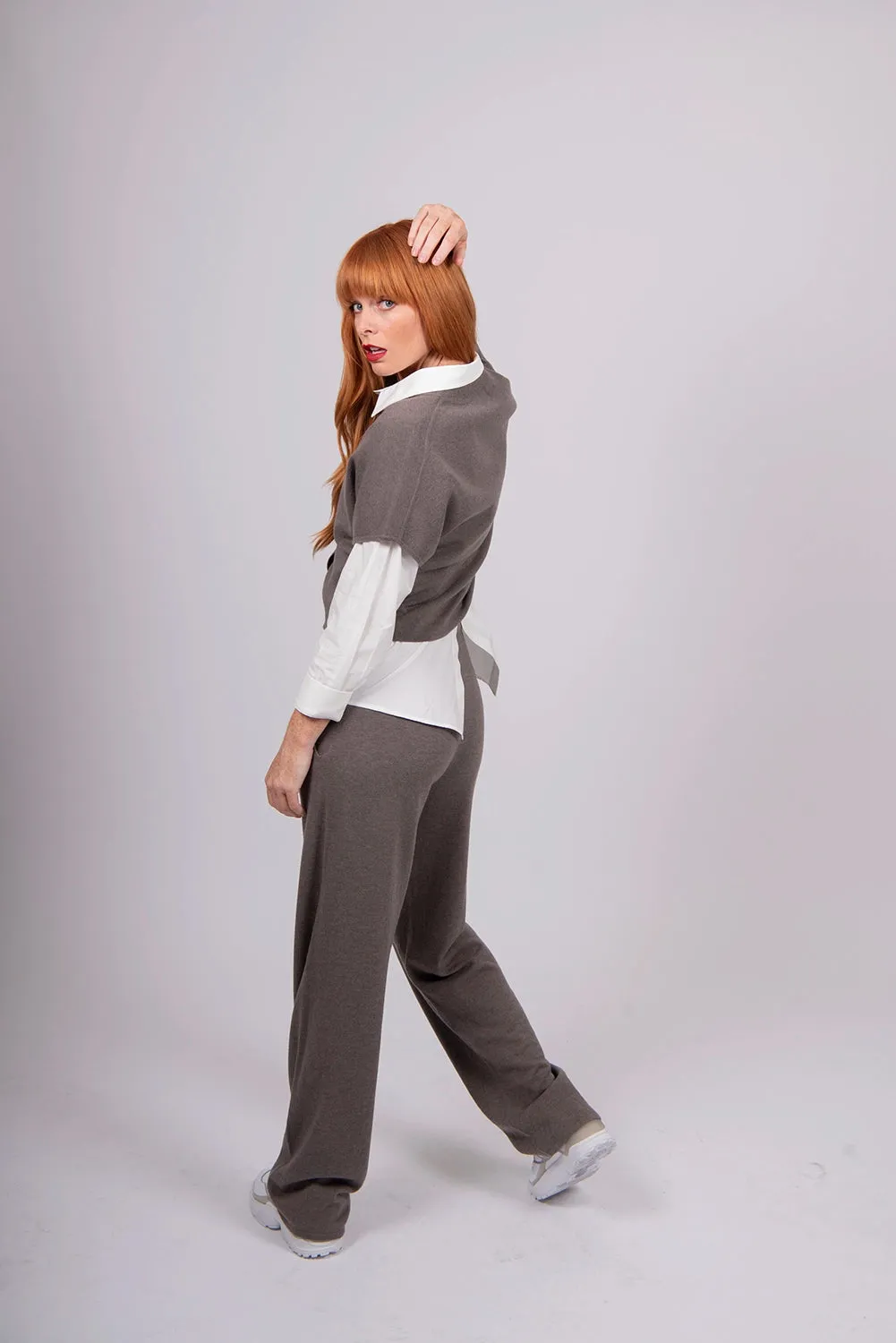 Bridge & Lord Cropped Dolman Vest BL5605