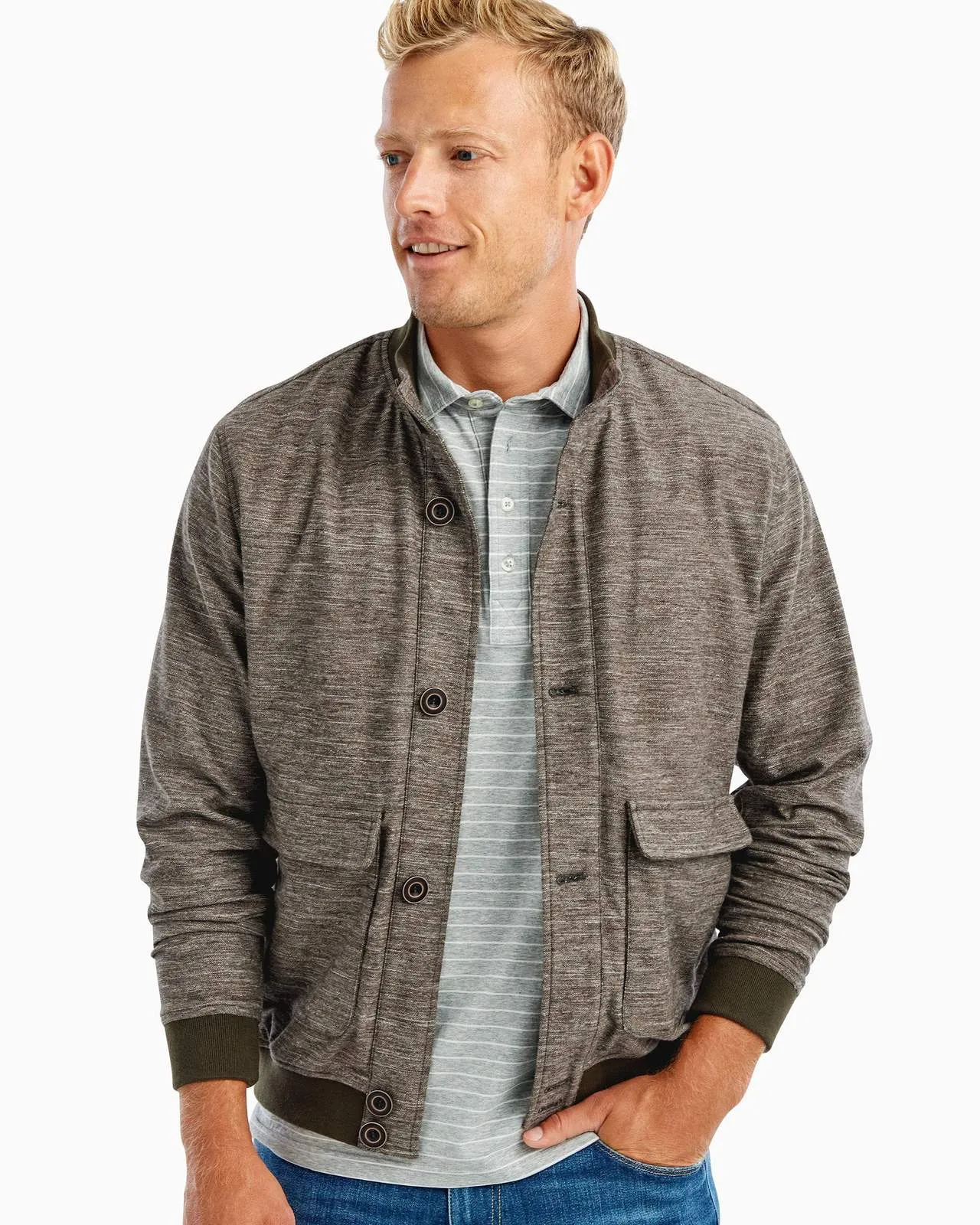 Bronson Button Jacket- Pine