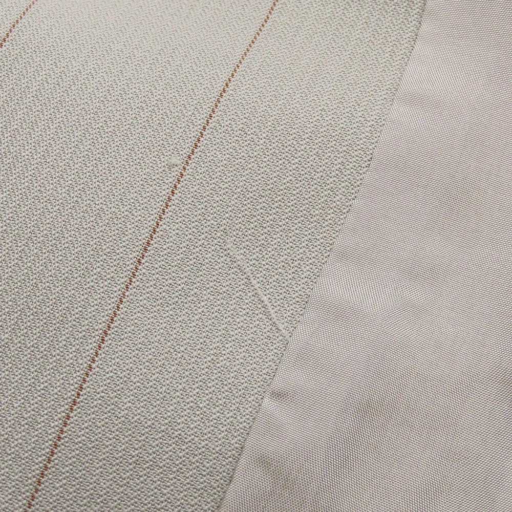 Burberry Wool Cotton Cupra No Collar Jacket