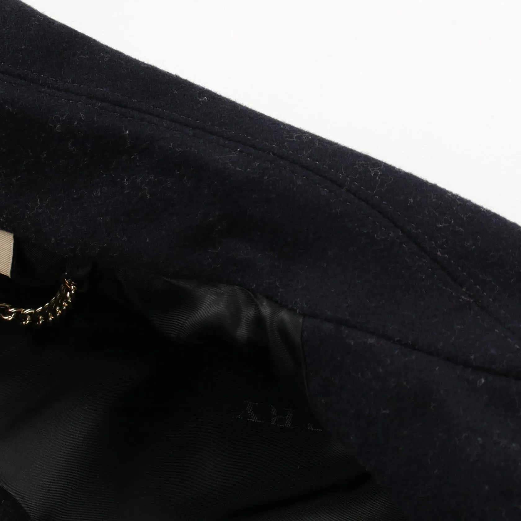 Burberry Wool Outerwear Navy UK6 US4