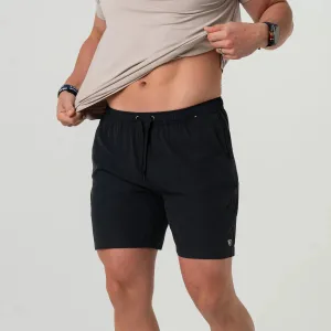 Burlebo | Black Athletic Shorts 5''5