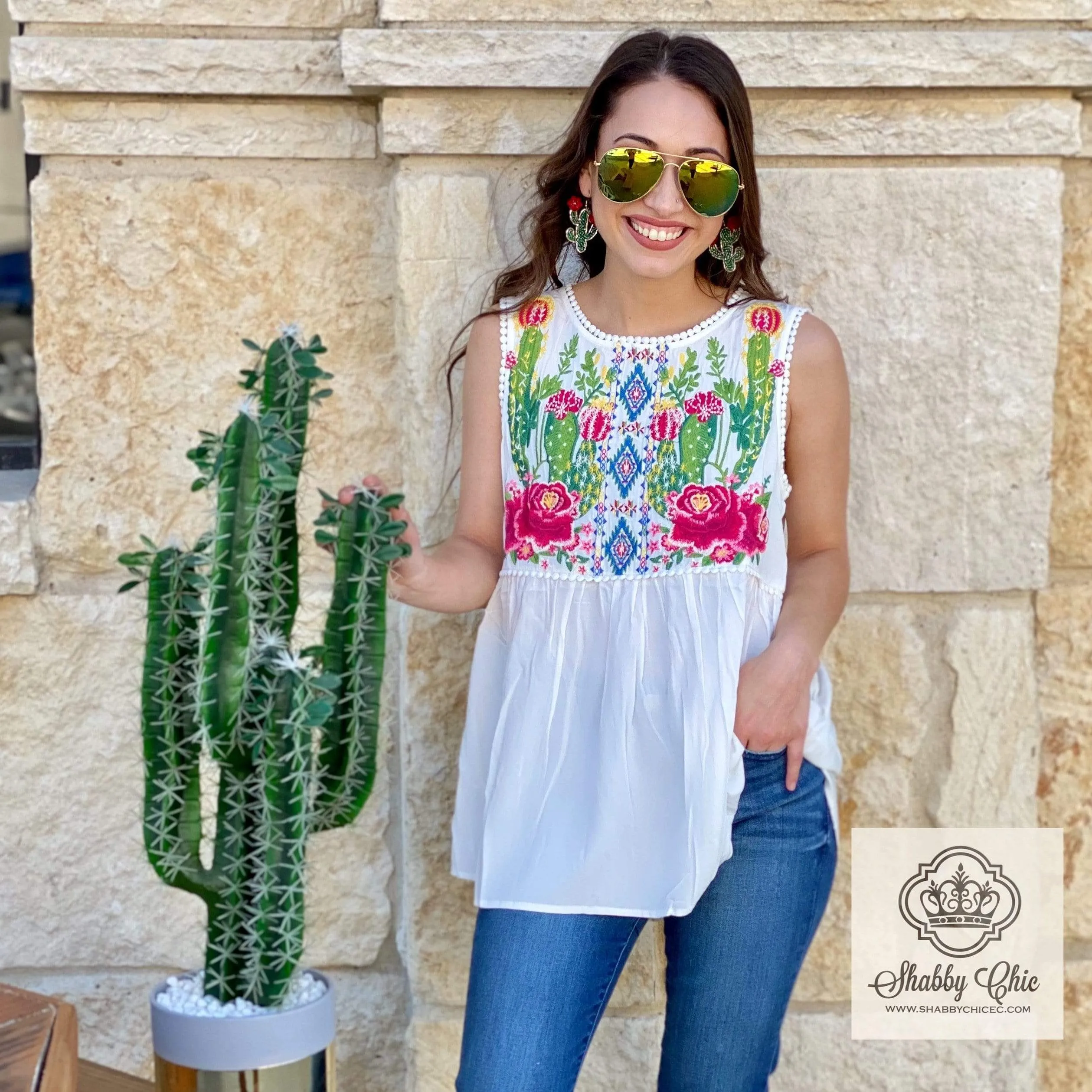 Cactus Blossom Top