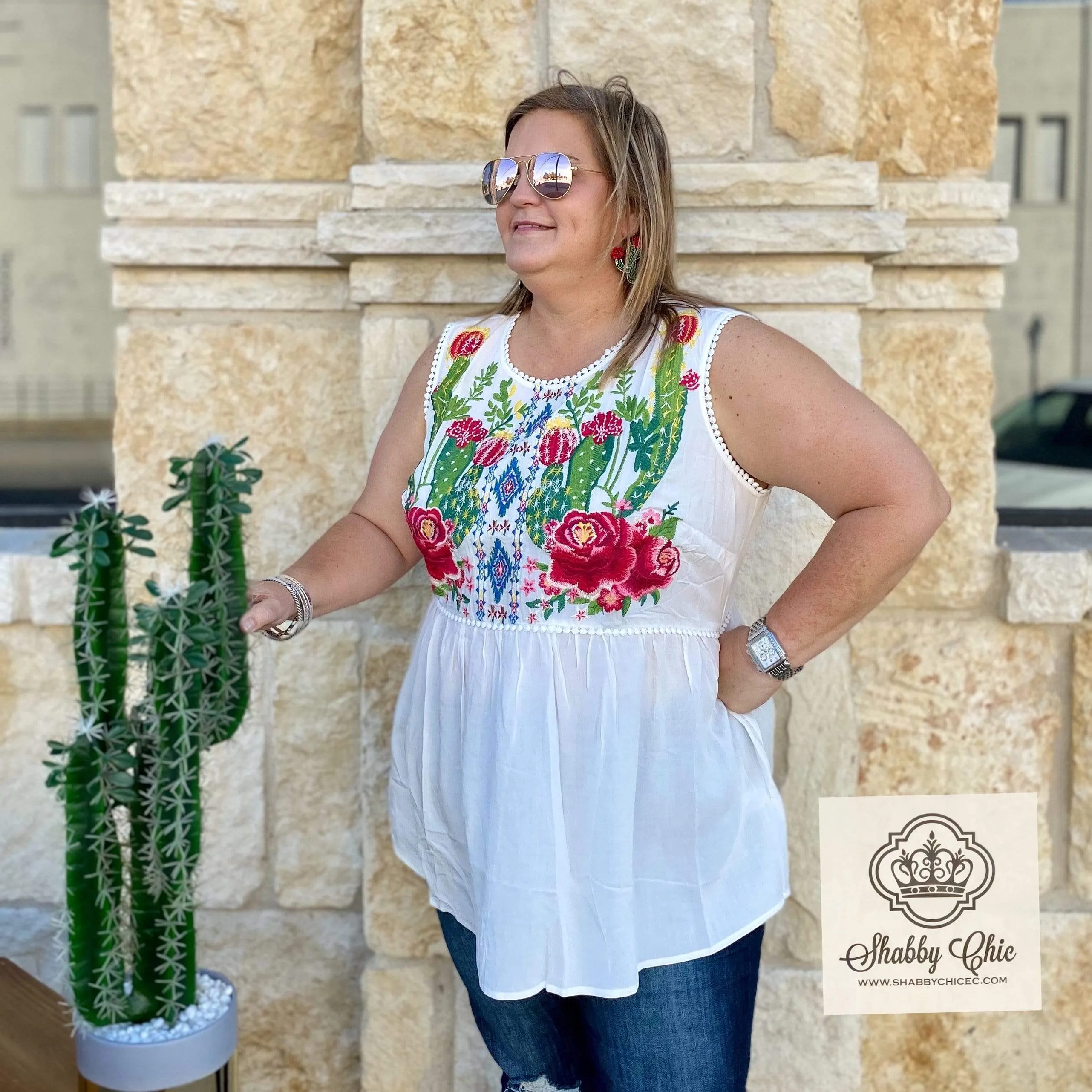 Cactus Blossom Top