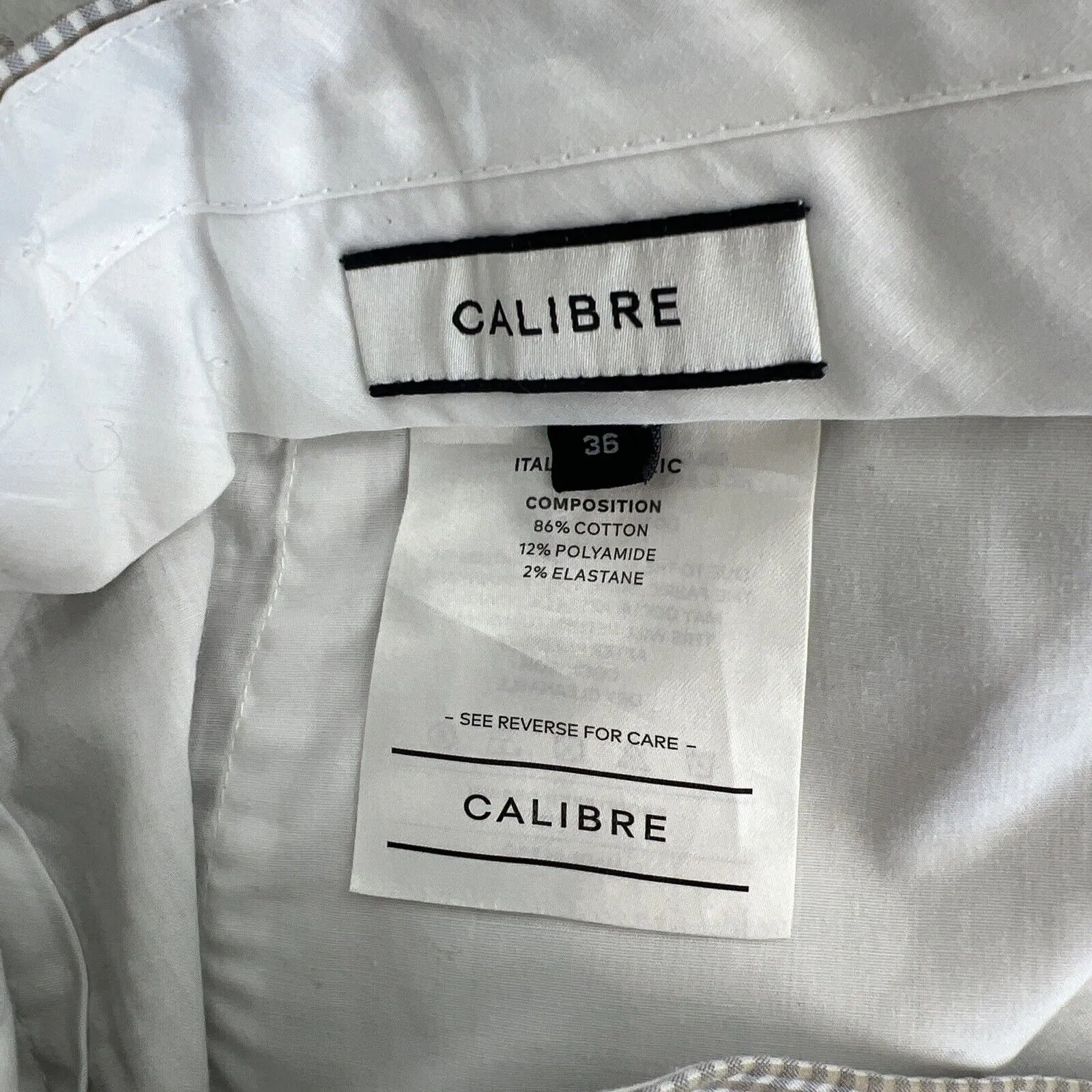 Calibre Mens Above Knee Chino Shorts Size 36