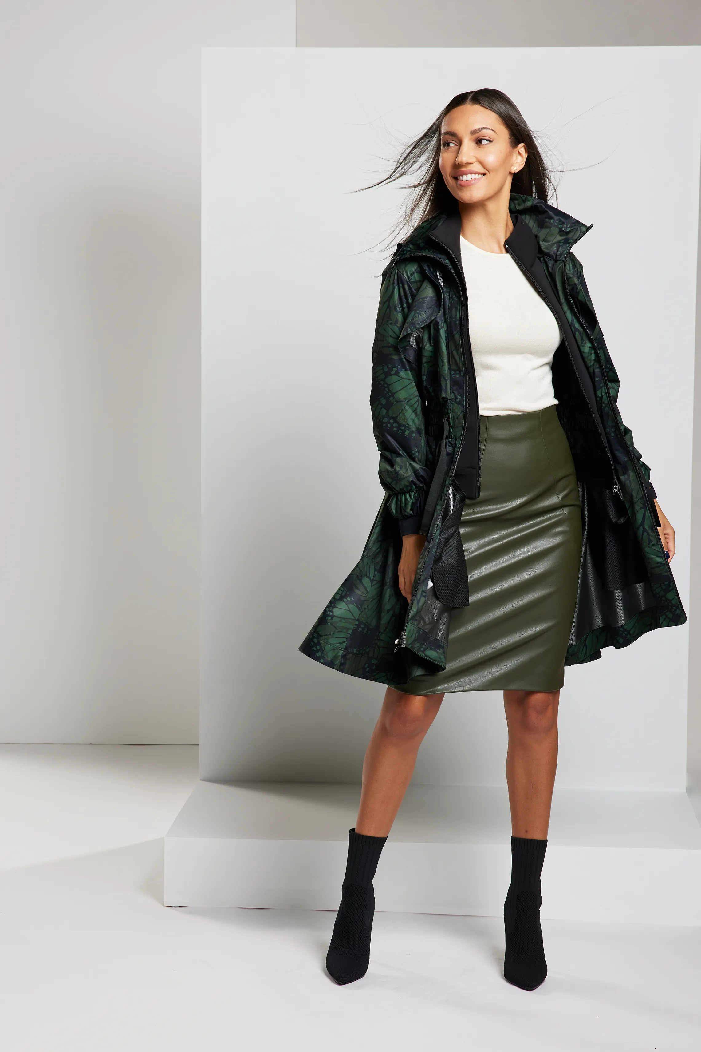Camo Monarch Rain Jacket