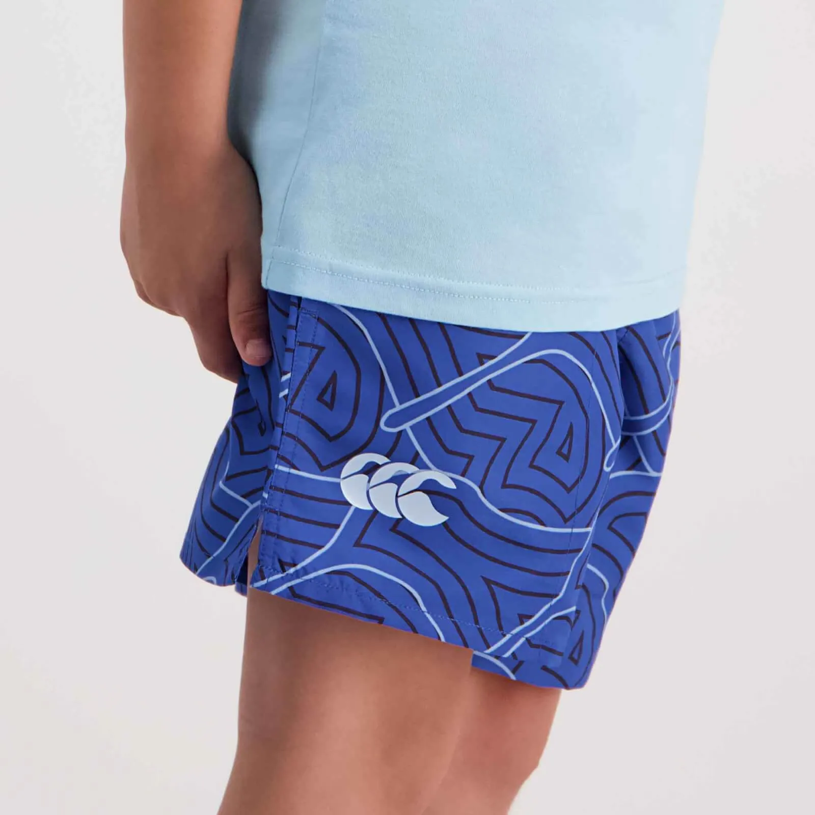 Canterbury Kids Aop Swim Tactic Short - Turkish Sea