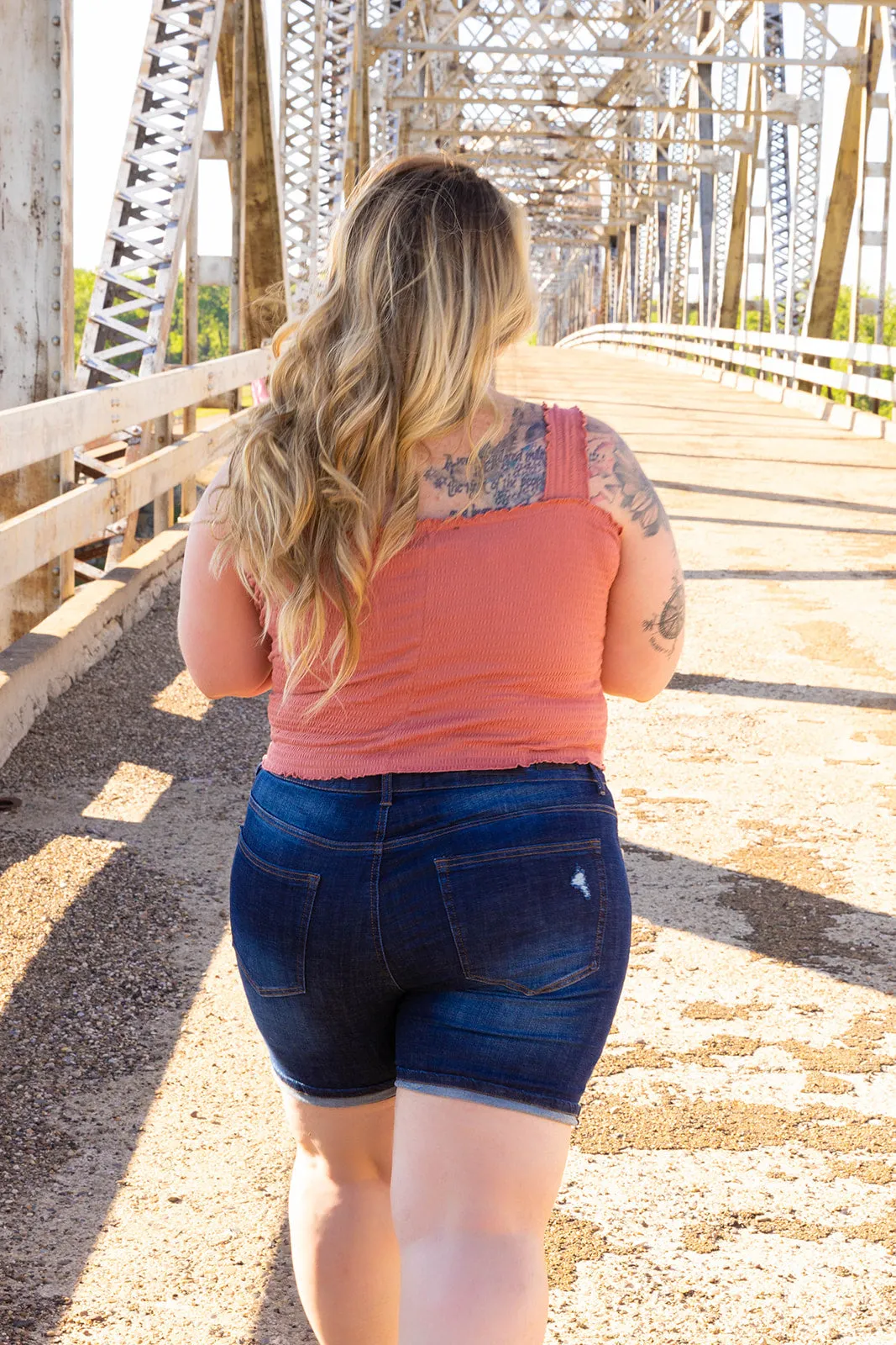 Carolina Smocked Tank Curvy
