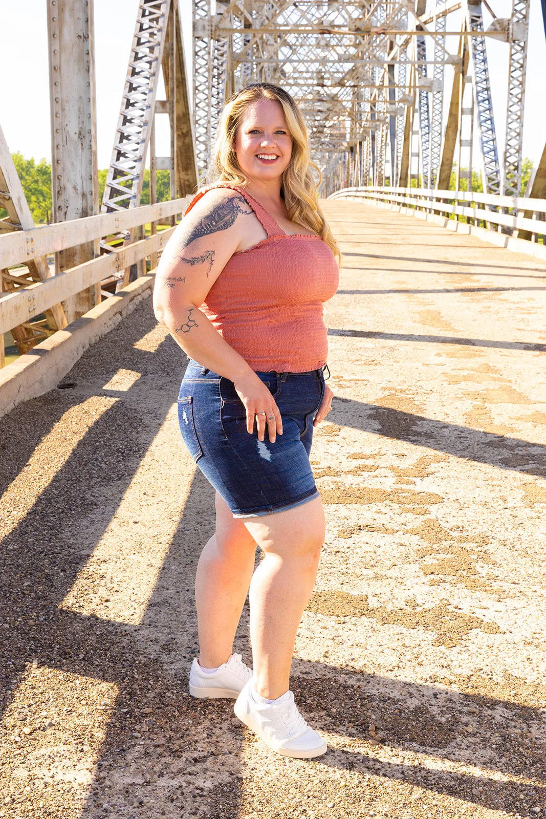 Carolina Smocked Tank Curvy