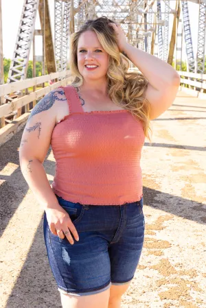 Carolina Smocked Tank Curvy