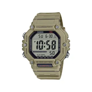 Casio AE-1600H-5AV Men Digital Watch Brown Resin Strap