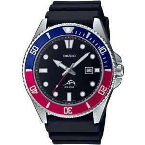 Casio Sport Dive Red Blue MDV106B-1A2