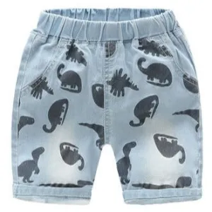 Casual Letter Printed Kid Baby Infant Toddler Jean Shorts