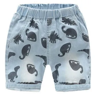 Casual Letter Printed Kid Baby Infant Toddler Jean Shorts