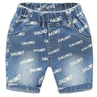 Casual Letter Printed Kid Baby Infant Toddler Jean Shorts