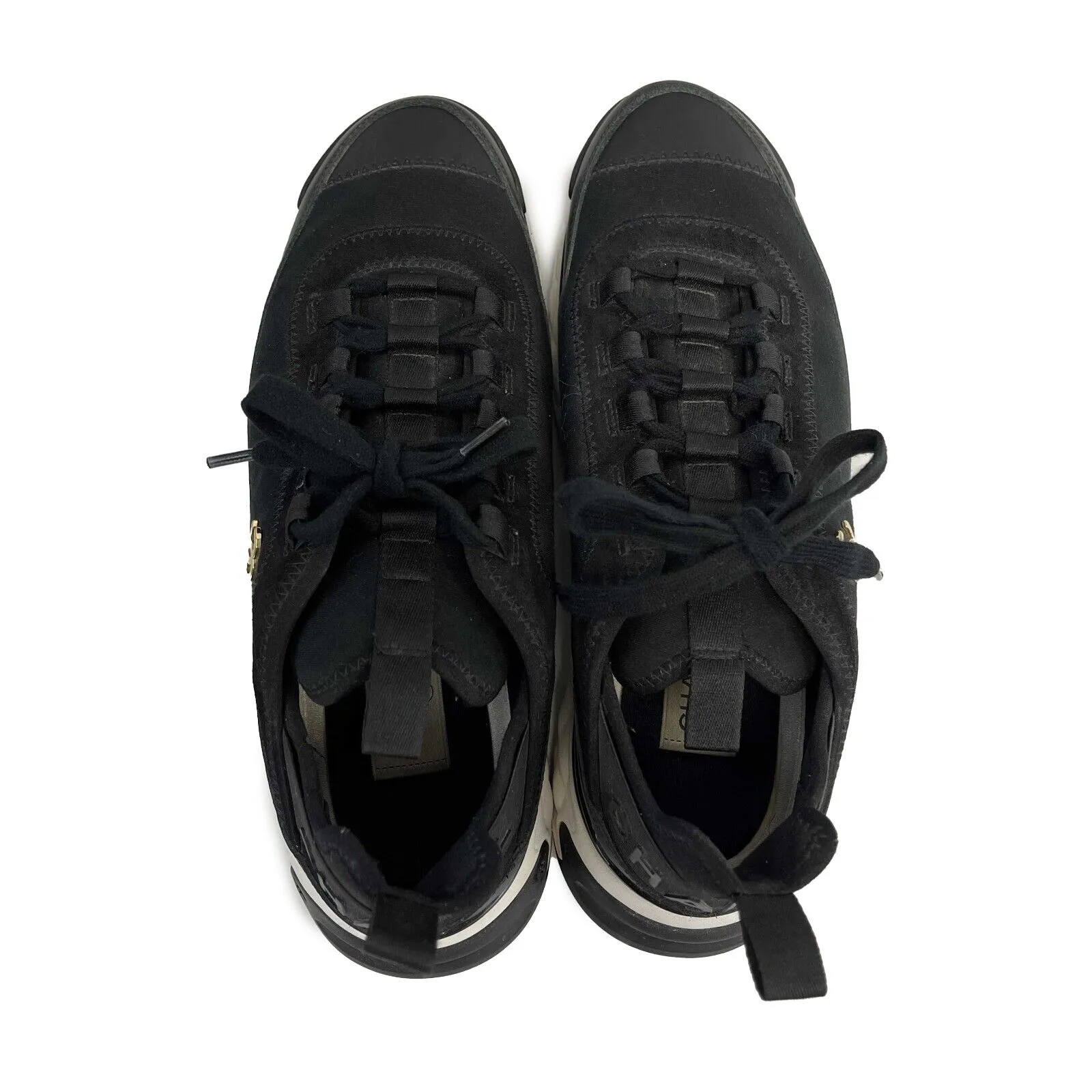 Chanel - Excellent - CC Trail Runner Sneaker - Black - 42 US 7