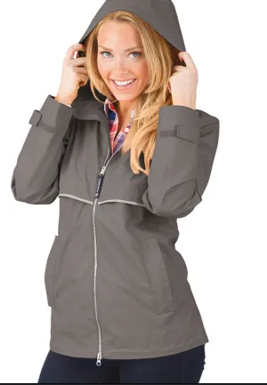 Charles River Rain Jacket GREY