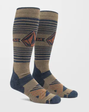 Chaussettes Horizon Wool Blend Otc - Chestnut Brown