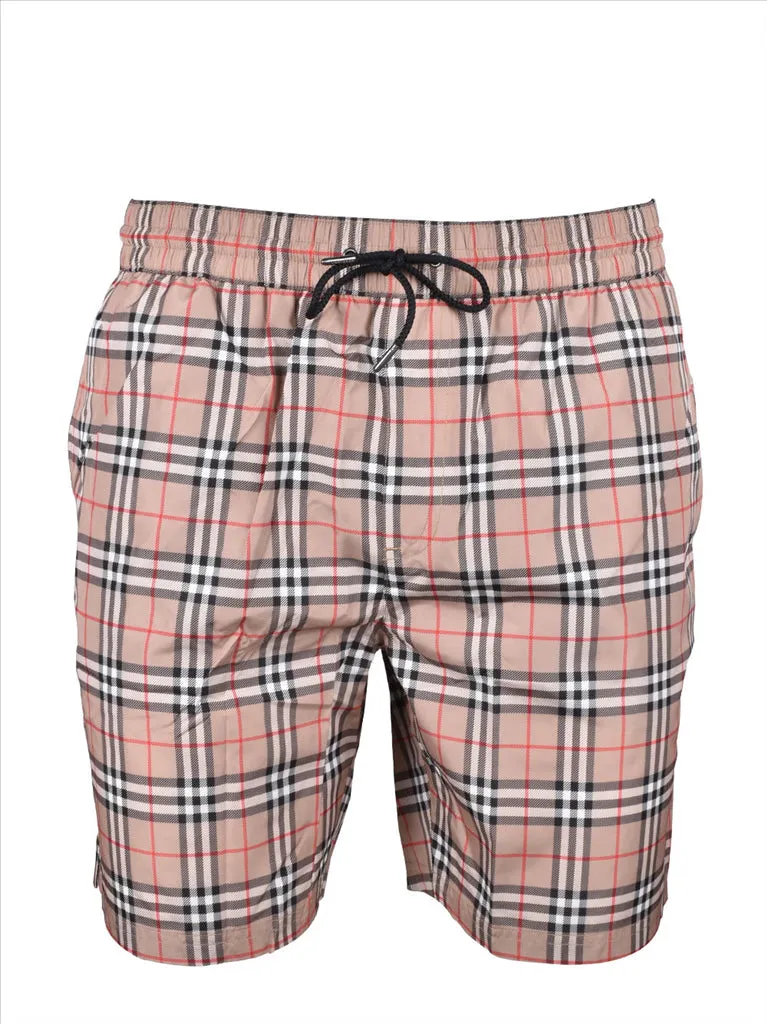 Check Swim Shorts