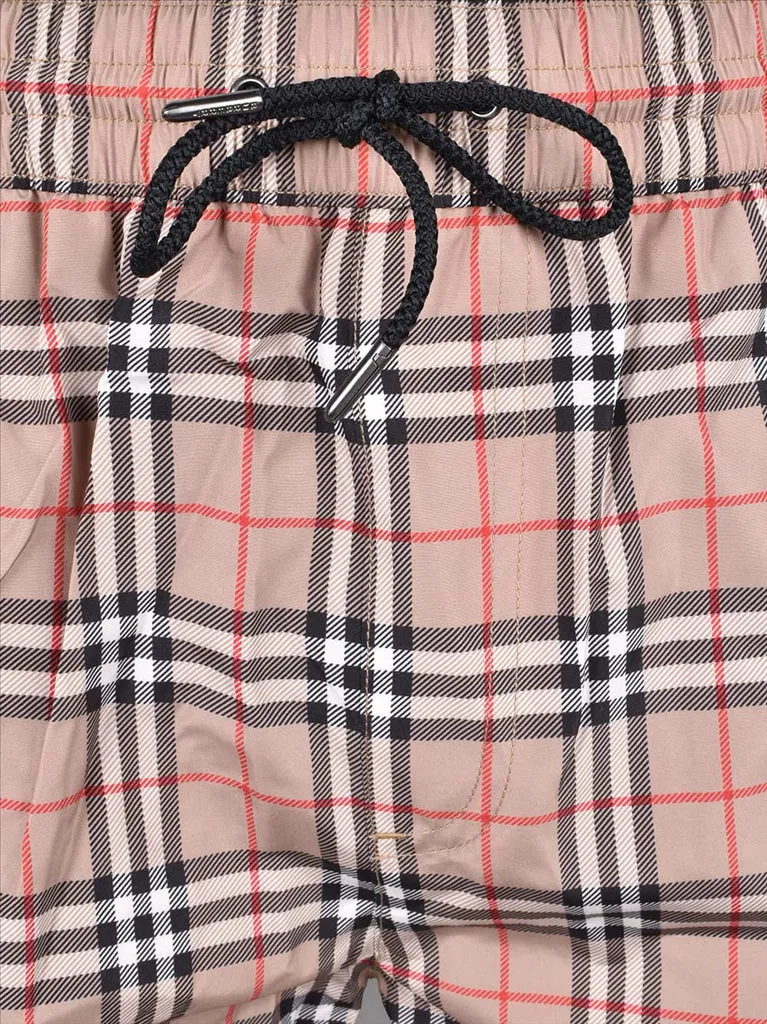 Check Swim Shorts