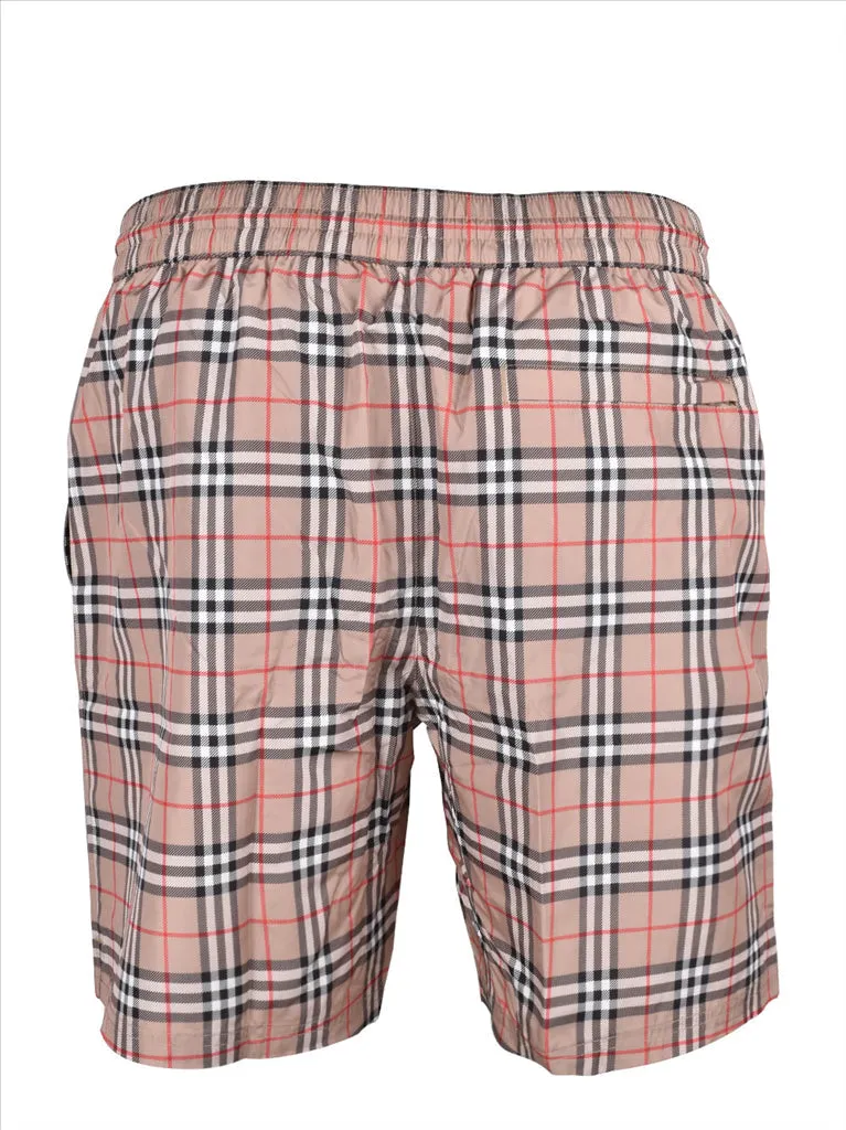 Check Swim Shorts