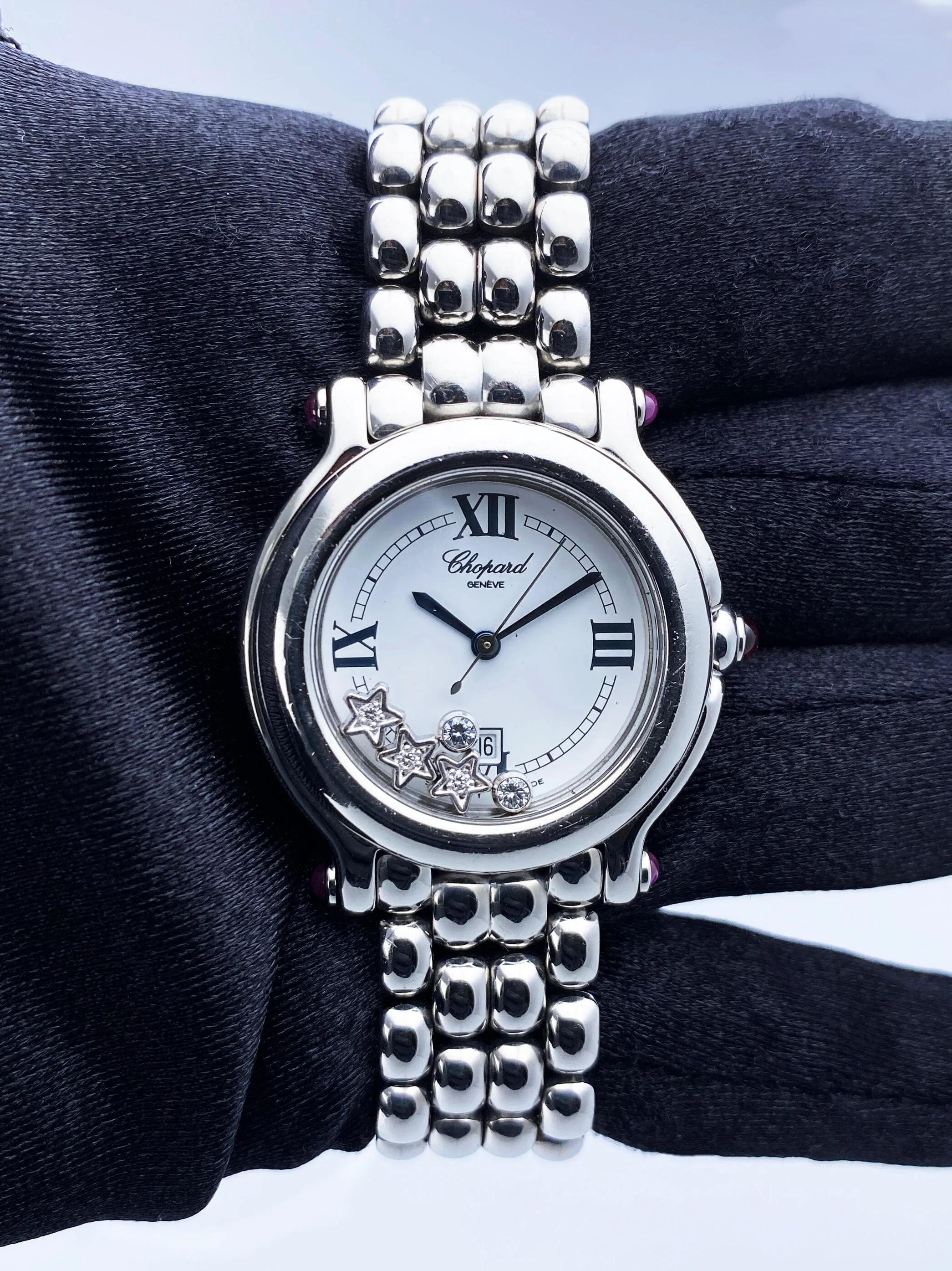Chopard Happy Sport 27/8236-23 White Dial Ladies Watch