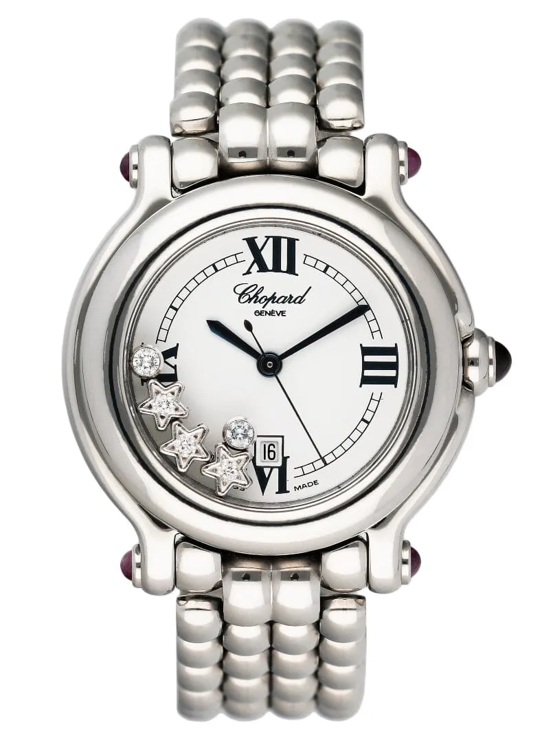 Chopard Happy Sport 27/8236-23 White Dial Ladies Watch