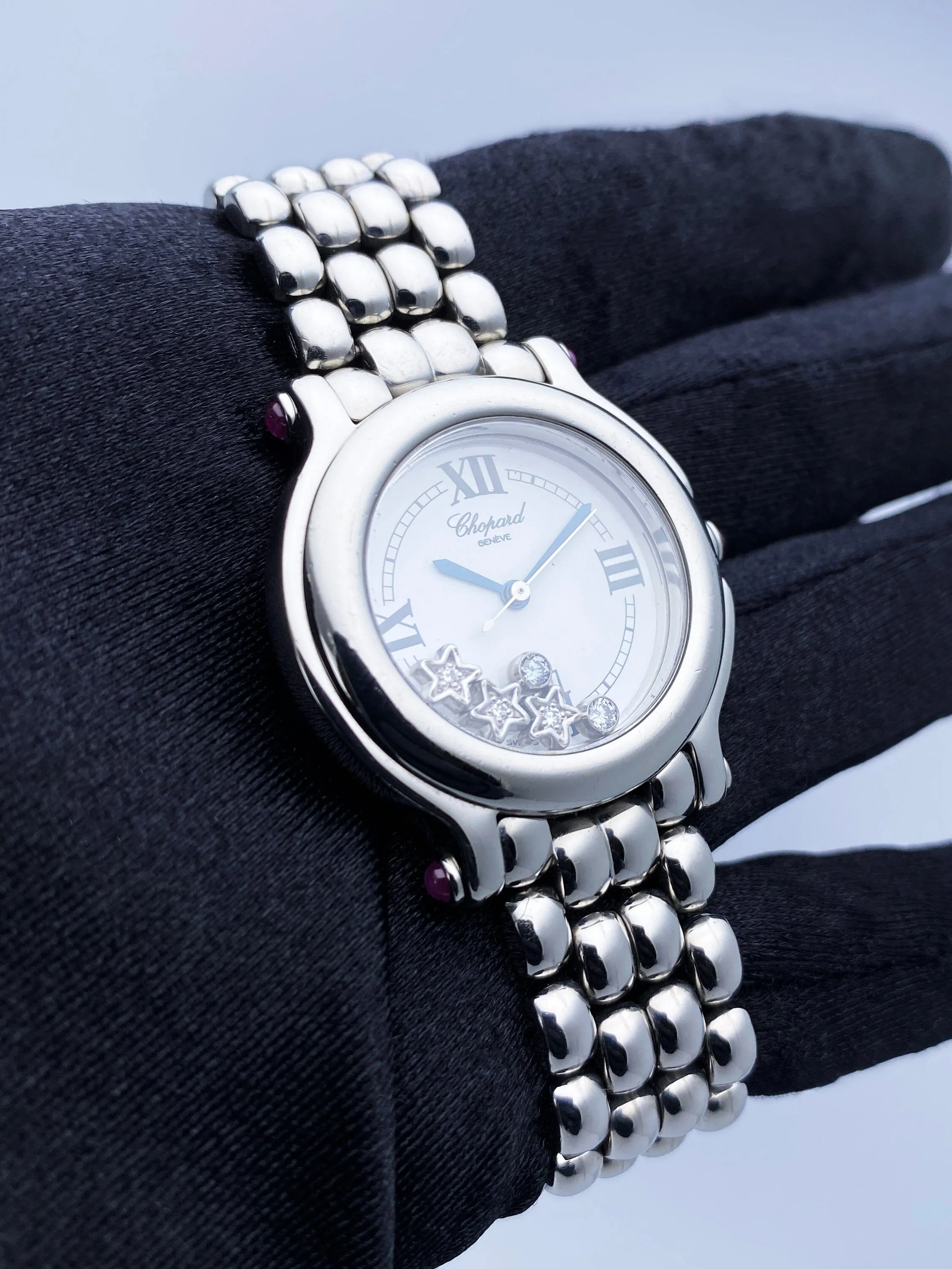 Chopard Happy Sport 27/8236-23 White Dial Ladies Watch