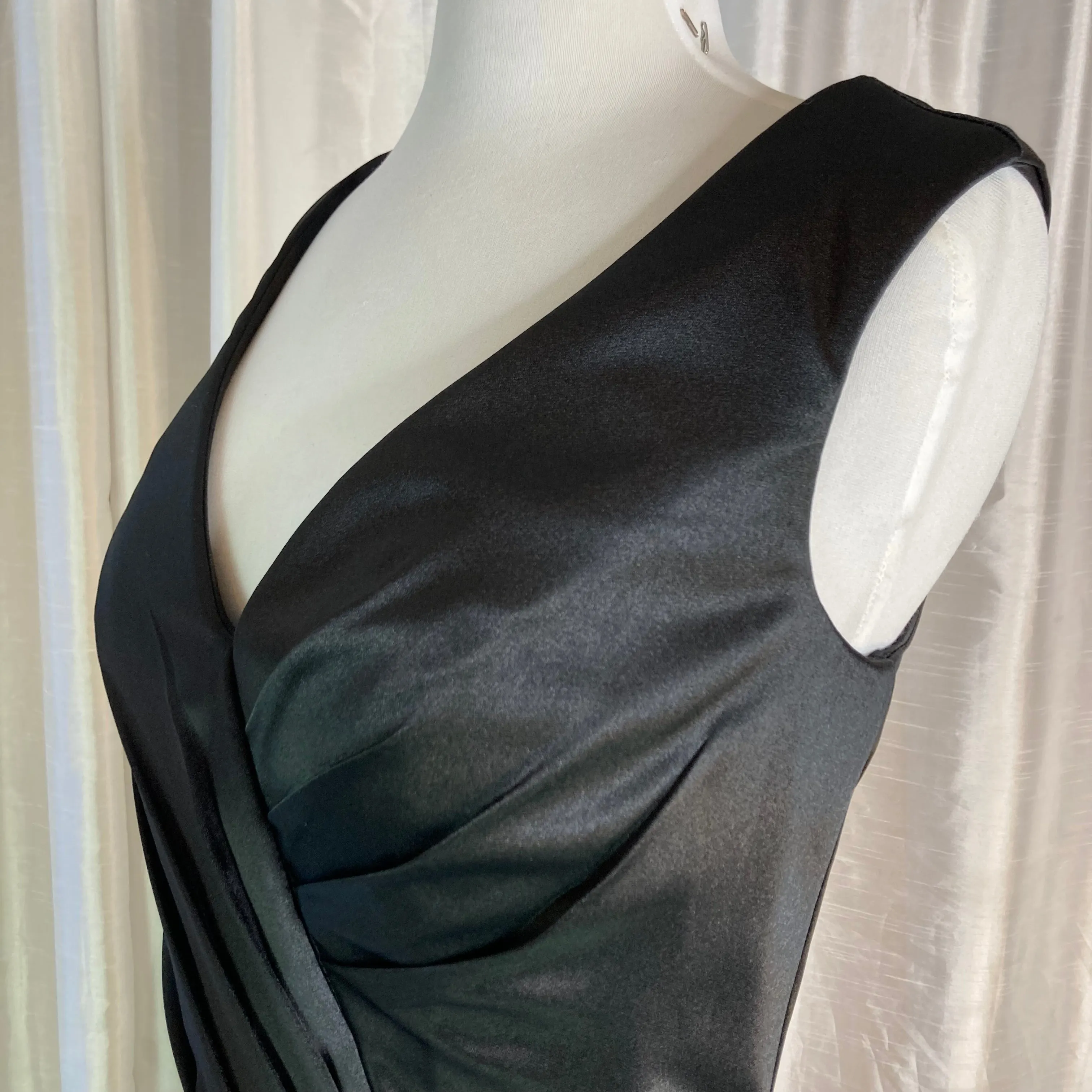 CHRISTINA WU Style 48010 Long Satin Gown Size 14 NWT