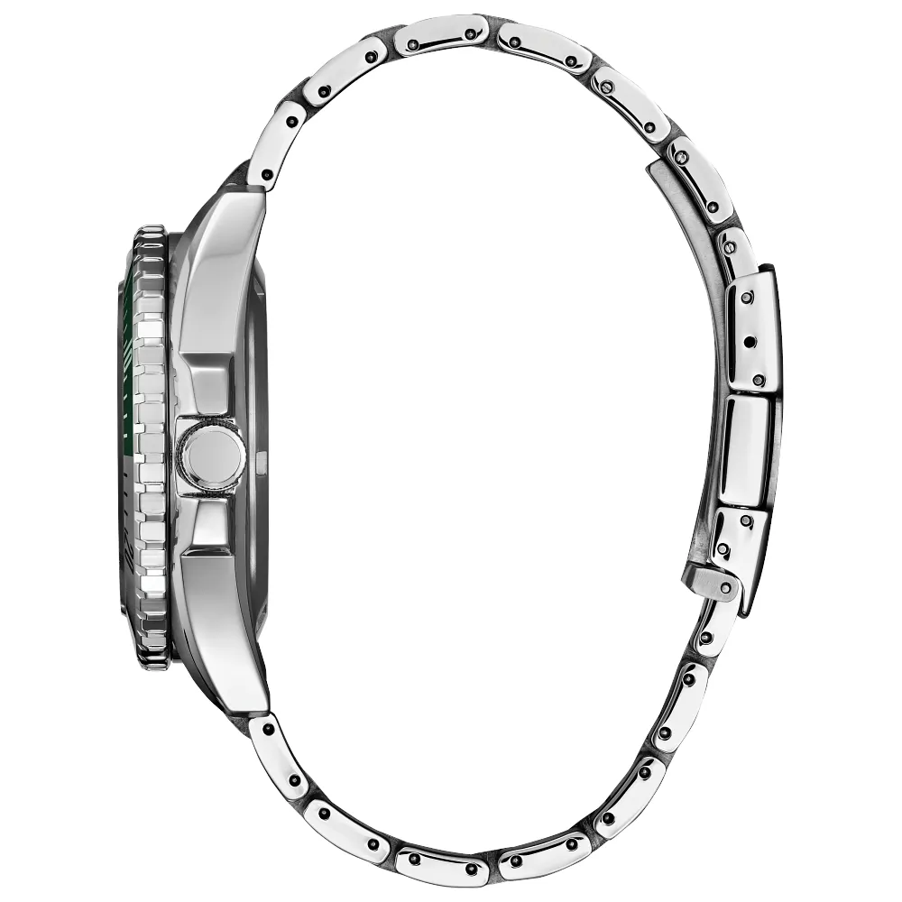 Citizen Sport Automatic Mens Stainless Steel  Black Dial Watch