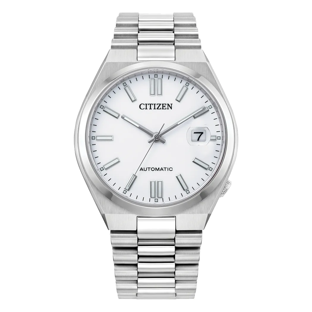 Citizen Tsuyosa Sport Automatic Mens Stainless Steel White Dial Watch