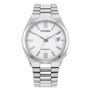 Citizen Tsuyosa Sport Automatic Mens Stainless Steel White Dial Watch