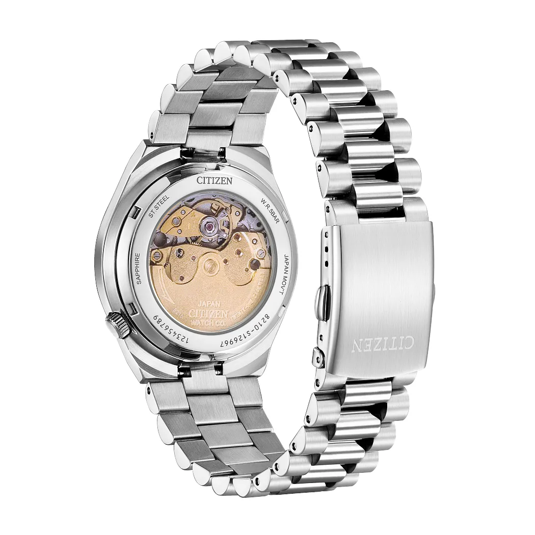 Citizen Tsuyosa Sport Automatic Mens Stainless Steel White Dial Watch