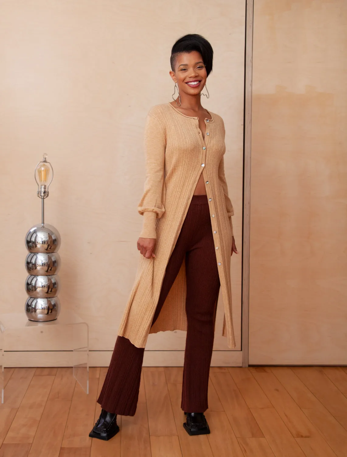 CLARA LONG CARDI DRESS