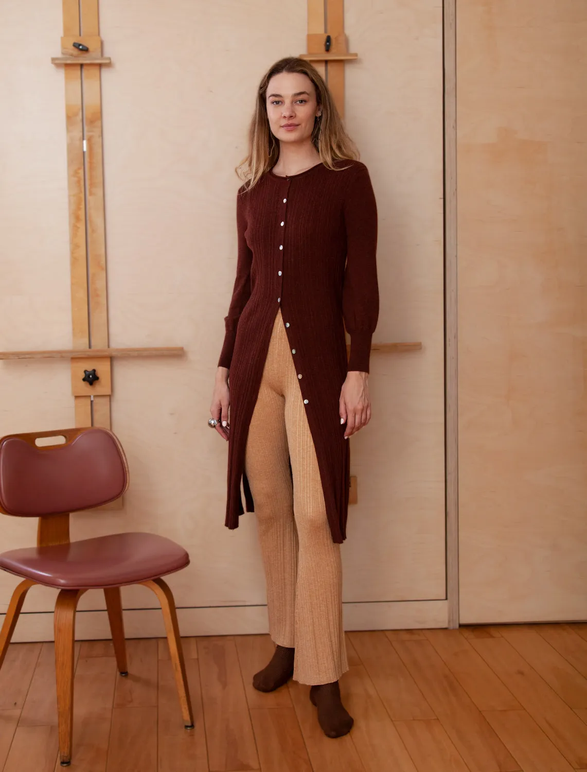 CLARA LONG CARDI DRESS