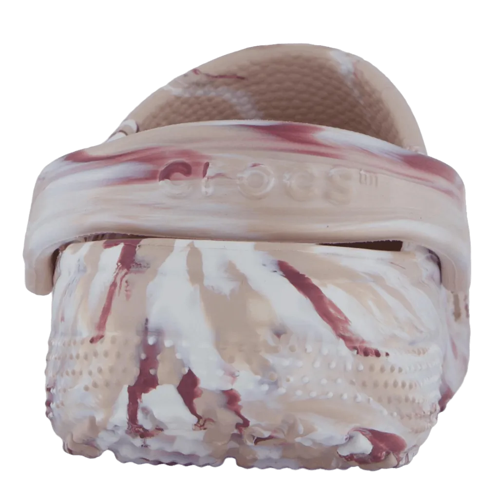 Classic Marbled Clog Qzm Quartz/multi
