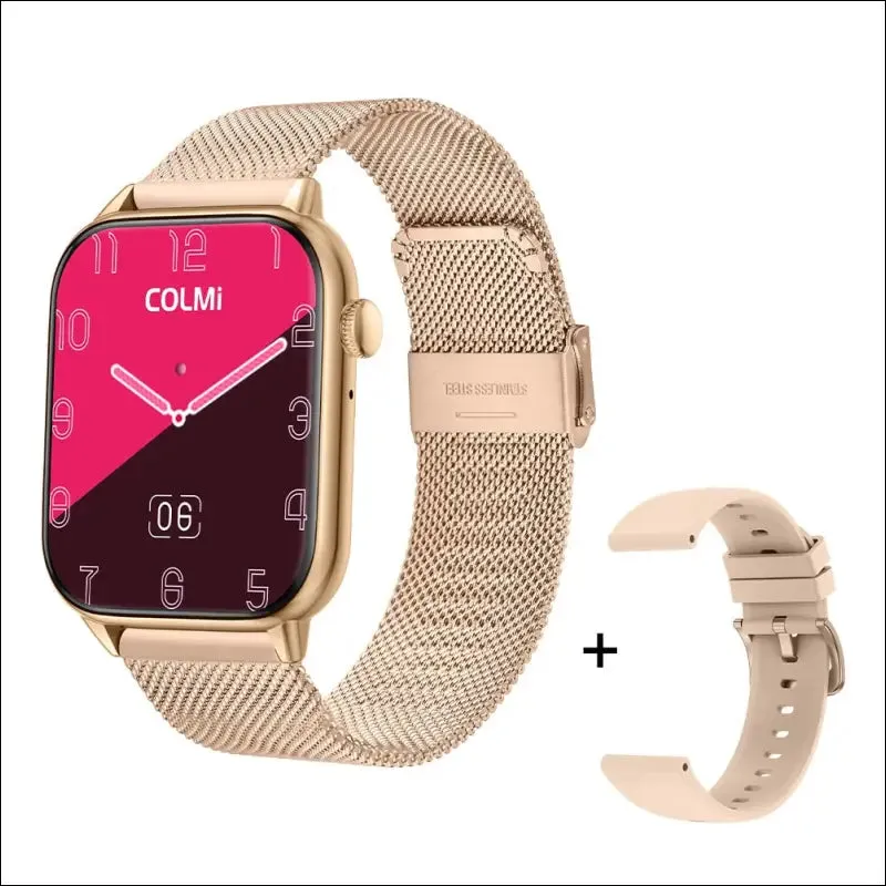 Colmi c60 smartwatch 1.9 inch full screen bluetooth calling heart rate sleep monitor 19 sport