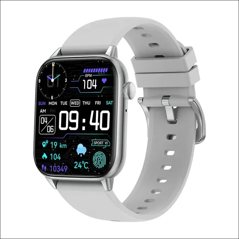 Colmi c60 smartwatch 1.9 inch full screen bluetooth calling heart rate sleep monitor 19 sport